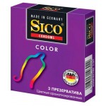 Презервативы Sico Color ароматизированные, 3 шт (kastd)