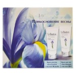 Подарочный набор Крем для рук Le Bouton Ирис питательный, 75 мл + Крем для ног Le Bouton смягчающий, 75 мл (kastd)