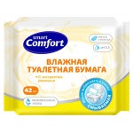 Туалетная бумага влажная Comfort smart с ромашкой, 42 шт (kastd)