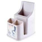 Подставка для столовых приборов Полимербыт универсальная, 17х15х20 см (kastd) Подставка для столовых приборов Полимербыт универсальная, 17х15х20 см (kastd)