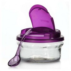 Сахарница Herevin стеклянная с ложкой, 410 мл (kastd) в магазинах Ашан