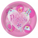 Тарелки бумажные Принцесса 18см 6 шт (kastd)