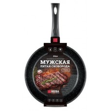Сковорода-гриль НМП мужская, 24 см в магазинах Ашан