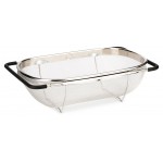 Корзина в раковину Attribute Steel Touch, 34х24 см (kastd)