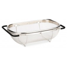 Корзина в раковину Attribute Steel Touch, 34х24 см (kastd) в магазинах Ашан