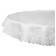 Скатерть овальная Wellness Геометрия, 220х150 см (kastd) в магазинах Ашан