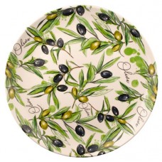 Тарелка Дулевский фарфор Оливки, d 27 см (kastd) в магазинах Ашан