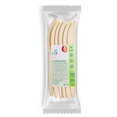 Набор одноразовых ножей Actuel Eco, 6 шт (kastd) в магазинах Ашан