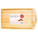 Доска разделочная Actuel деревянная с желобком, 400х230х15 мм (kastd) Доска разделочная Actuel деревянная с желобком, 400х230х15 мм (kastd)