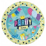 Набор одноразовых тарелок Nd play Вечеринка бумага, d 230 мм, 6 шт (kastd) Набор одноразовых тарелок Nd play Вечеринка бумага, d 230 мм, 6 шт (kastd)