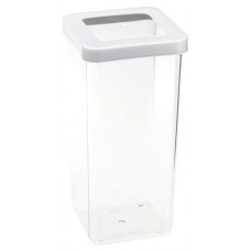 Емкость для сыпучих продуктов Idea Степ 10х10х21 см, 1,4 л в магазинах Ашан