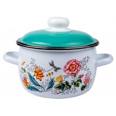 Кастрюля Actuel эмалированная Les fleurs, 3 л (kastd) в магазинах Ашан