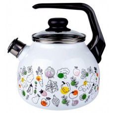 Чайник Actuel эмалированный Овощи, 3 л (kastd) в магазинах Ашан
