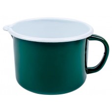 Кружка Actuel эмалированная Малахит, 1 л (kastd) в магазинах Ашан