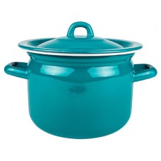 Кастрюля Actuel эмалированная Морская волна, 3,3 л (kastd) в магазинах Ашан