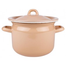 Кастрюля Actuel эмалированная карамельно-розовая, 3,3 л (kastd) в магазинах Ашан