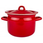 Кастрюля Actuel эмалированная Вишня, 4,5 л (kastd) Кастрюля Actuel эмалированная Вишня, 4,5 л (kastd)