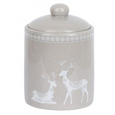 Банка Dolomite серая 9,5х9,5х14 см, 600 мл (kastd) в магазинах Ашан