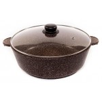 Жаровня Катюша литая Комфорт шоколадный гранит, 28 см (kastd) Жаровня Катюша литая Комфорт шоколадный гранит, 28 см (kastd)