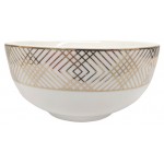 Миска с золотым узором, d 14 см (kastd)