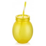 Бутылка для напитков Phibo Lemon с трубочкой, 650 мл (kastd)