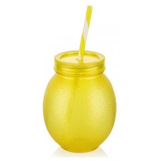 Бутылка для напитков Phibo Lemon с трубочкой, 650 мл (kastd) в магазинах Ашан