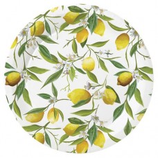 Тарелки бумажные одноразовые Лимоны 23 см, 6 шт (kastd) в магазинах Ашан