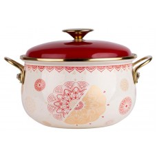 Кастрюля Катюша Сияние эмалированная, 4 л (kastd) в магазинах Ашан