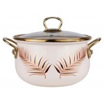 Кастрюля Катюша Листья эмалированная, 2,2 л (kastd) Кастрюля Катюша Листья эмалированная, 2,2 л (kastd)