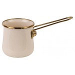 Турка Катюша эмалированная бежевая, 500 мл (kastd) Турка Катюша эмалированная бежевая, 500 мл (kastd)