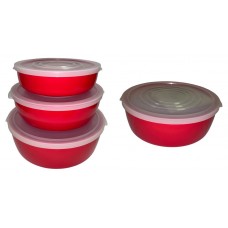 Набор мисок с крышками, 3 шт (kastd) в магазинах Ашан