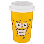 Кружка Lefard Smile с крышкой, 400 мл (kastd) Кружка Lefard Smile с крышкой, 400 мл (kastd)