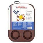 Форма для маффинов Vensal Piquant, 6х6,5 см (kastd) Форма для маффинов Vensal Piquant, 6х6,5 см (kastd)