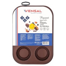 Форма для маффинов Vensal Piquant, 6х6,5 см (kastd) в магазинах Ашан