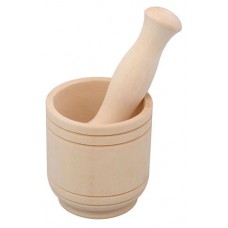 Ступка с пестиком для специй деревянная Мультидом в магазинах Ашан