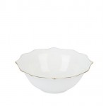Салатник Nouvelle Home золотой кант, d 15 см, 400 мл (kastd)