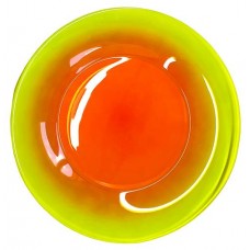 Тарелка обеденная желто-зеленый переход цвета, 25 см (kastd) в магазинах Ашан