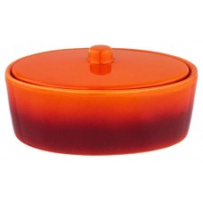 Блюдо для запекания Agness с крышкой, 16х12х7,5 см (kastd) в магазинах Ашан