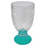 Бокал для напитков цветная ножка, 335 мл (kastd)