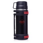 Термос вакуумный FORESTER Mobile с 2 кружками и мембраной для заварки, 1,2 л (kastd)