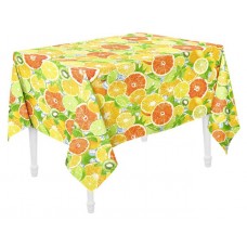 Скатерть Guten Morgen Рогожка Цитрусы, 140х150 см (kastd) в магазинах Ашан