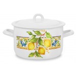 Кастрюля Hitt Лимон эмалированная, 1,45 л (kastd) Кастрюля Hitt Лимон эмалированная, 1,45 л (kastd)