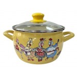 Кастрюля Metrot Куриный переполох глубокая со стеклянной крышкой 22 см, 5,4 л (kastd) Кастрюля Metrot Куриный переполох глубокая со стеклянной крышкой 22 см, 5,4 л (kastd)