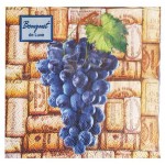 Салфетки одноразовые бумажные трехслойные Винная композиция 24х24 см, 25 шт (kastd) Салфетки одноразовые бумажные трехслойные Винная композиция 24х24 см, 25 шт (kastd)