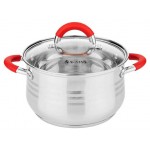 Кастрюля Agness со стекляной крышкой, 3,5 л (kastd) Кастрюля Agness со стекляной крышкой, 3,5 л (kastd)