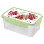 Контейнер для продуктов Бытпласт Гранат, 1,1 л (kastd) Контейнер для продуктов Бытпласт Гранат, 1,1 л (kastd)