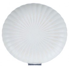 Тарелка обеденная кремовая волна фарфоровая, 27 см (kastd) в магазинах Ашан