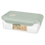 Контейнер для продуктов Бытпласт герметичный с клапаном, 1,1 л (kastd) Контейнер для продуктов Бытпласт герметичный с клапаном, 1,1 л (kastd)