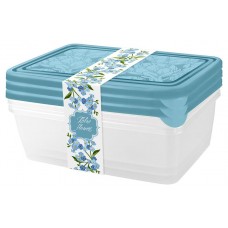 Набор контейнеров для продуктов Plast Team Artichoke 1,35 л х 3 шт (kastd) в магазинах Ашан