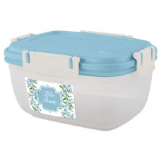 Контейнер для продуктов Sugar&Spice Barberry Blue flowers герметичный прямоугольный, 0,45 л (kastd) в магазинах Ашан